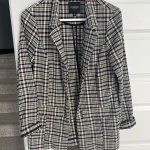 Liverpool Multicolor Checkered Blazer